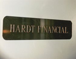 Hardt Financial Sign